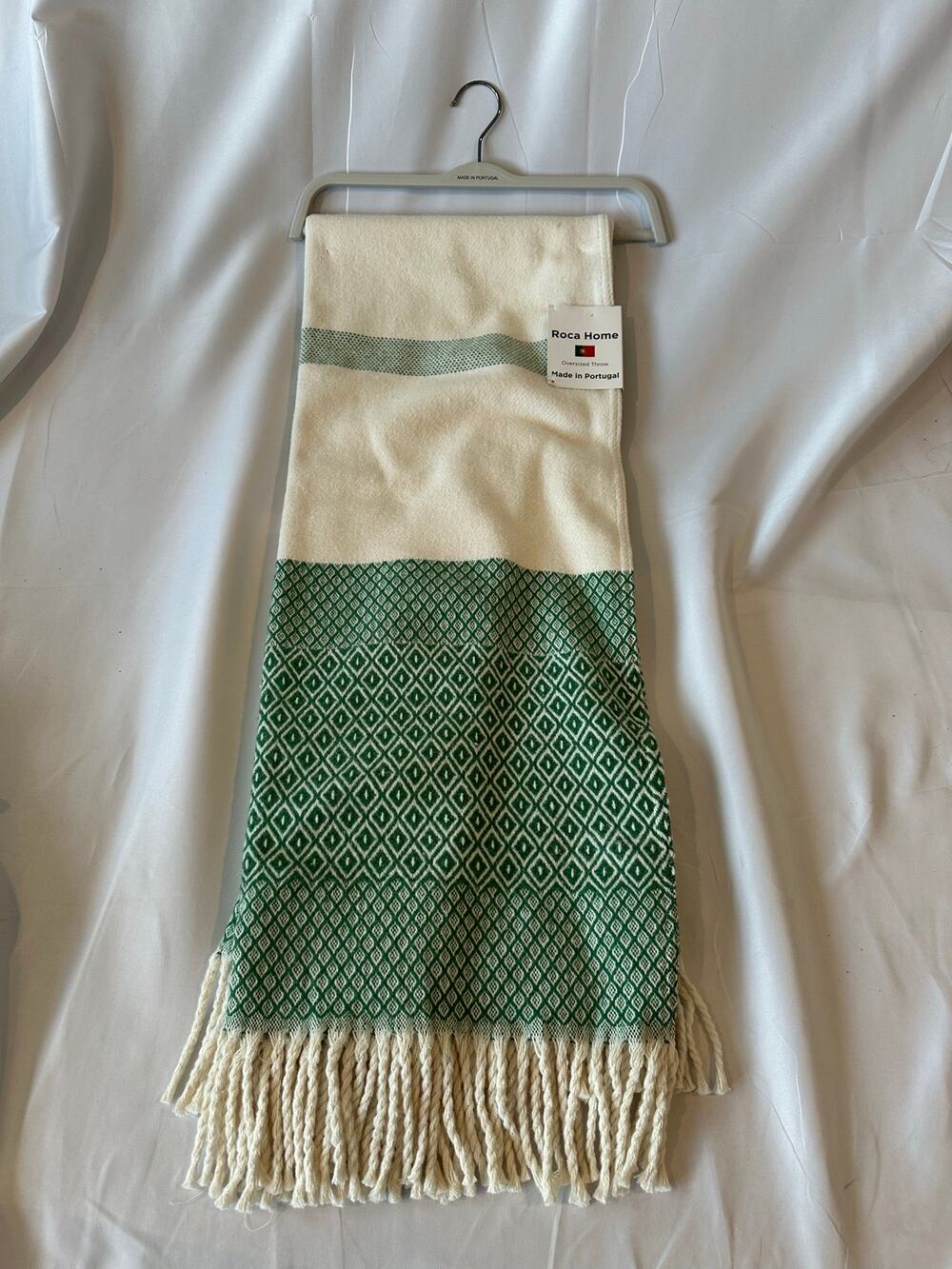 Rocco home oversize throw made in Portugal 50” x 67”